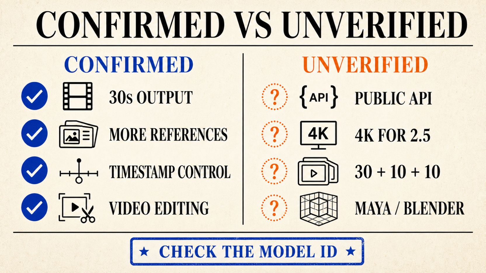 Seedance 2.5 confirmed features compared with unverified launch claims